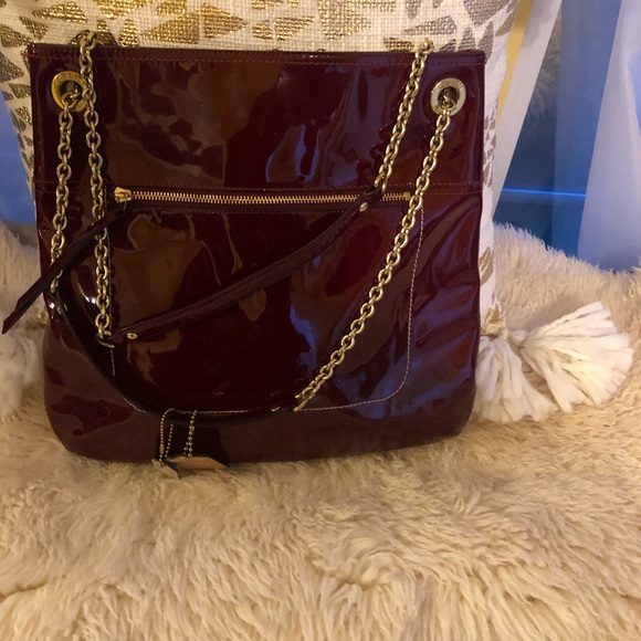 Wine red vernis CoachSOLD - Picture 7 of 8